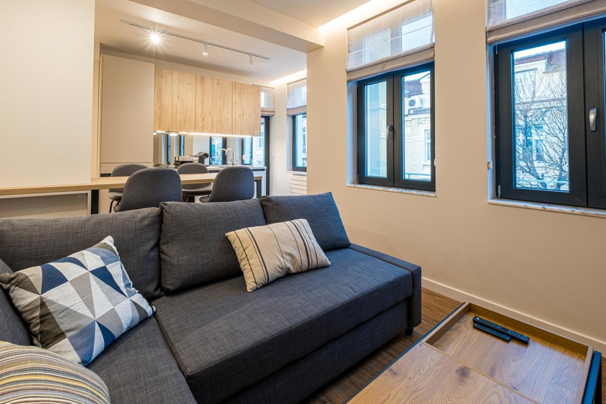 North 21 - Brand New Modern 1Bd Apt In Sofia Center By Flat Mаnager エクステリア 写真